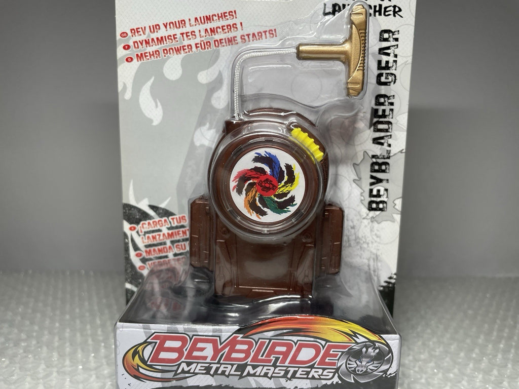 Rev Up Launcher Gold Brown Beyblade Metal Masters